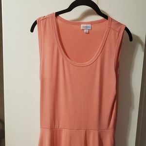 LuLaRoe Nicki Sleeveless A-Line Dress